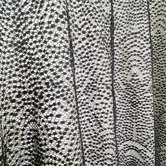 NWT Chico's Lace Overlay Layla Tank Black White Size 3 Geometric Sleeveless XL - Picture 4 of 14